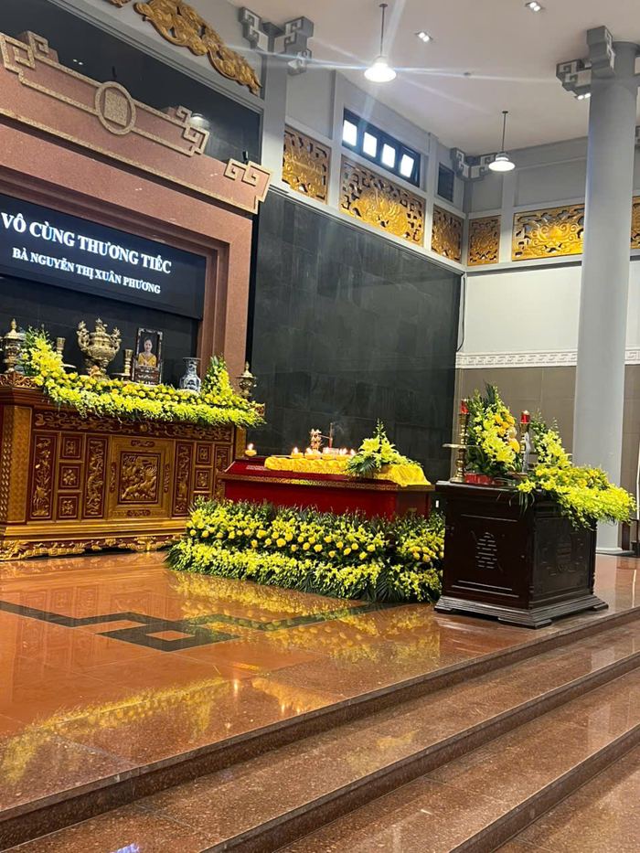 Khu vực linh đường tang lễ tại Sơn Tây