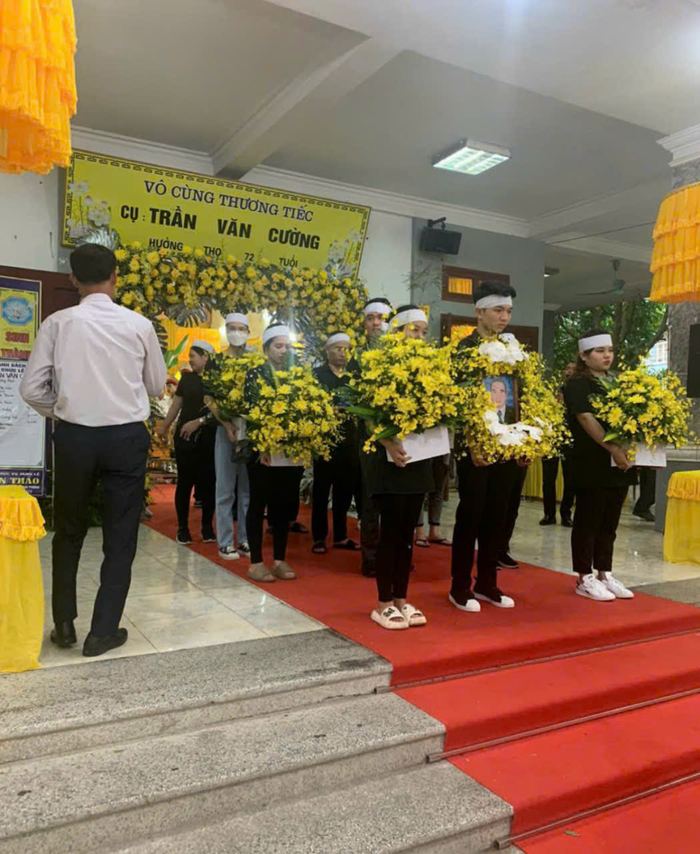 Khu vực đón khách viếng tang lễ